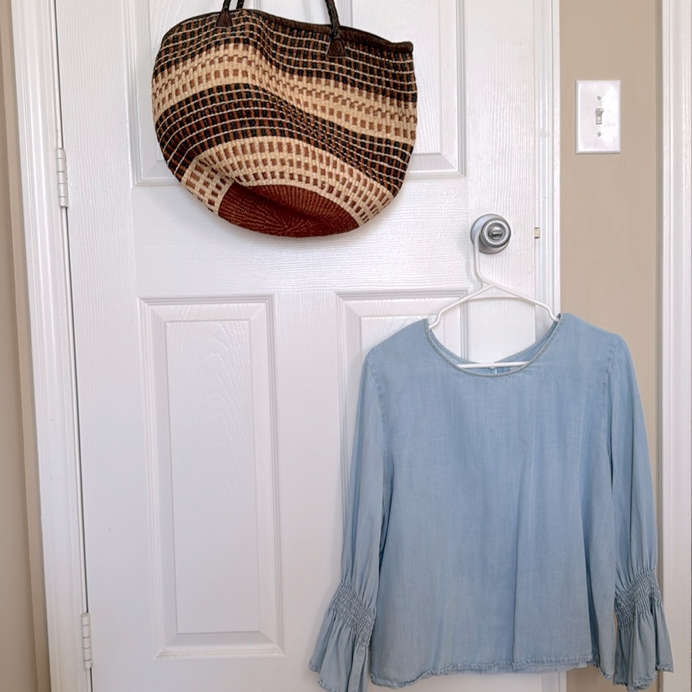 14th & Union boho long sleeve blouse